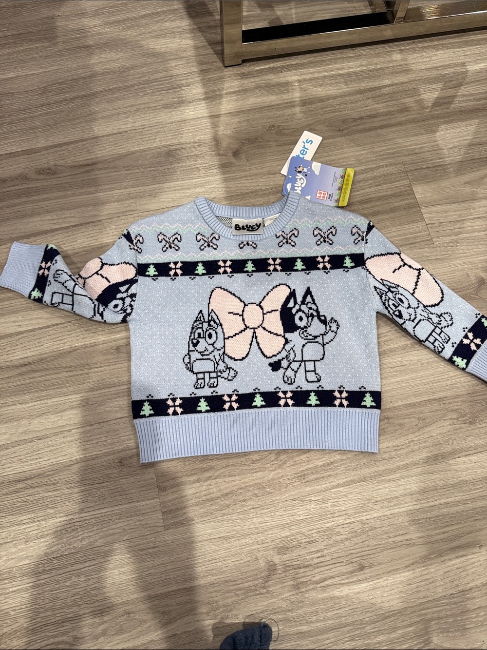 Carter’s Bluey Light Blue Graphic Knit Sweater